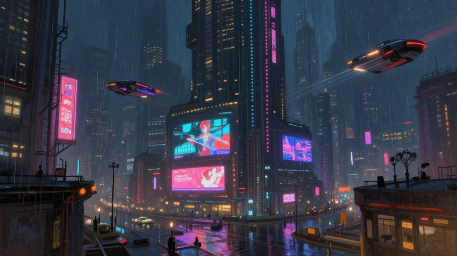 CYBER METROPOLIS - Painterly