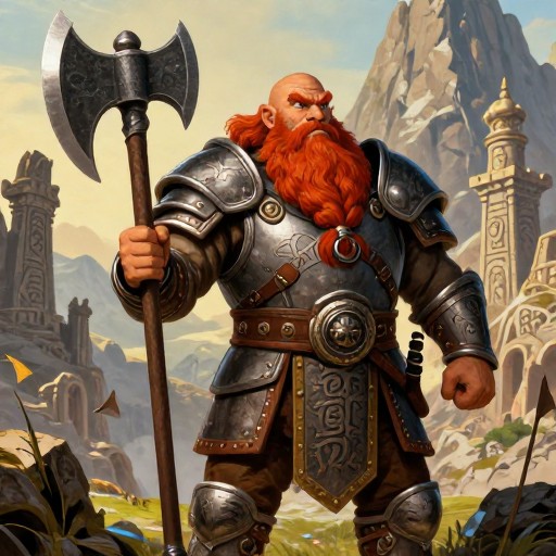 DWARF WARRIOR - Classic D&D