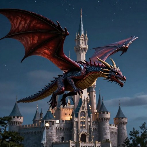 DRAGON CASTLE - Photorealistic