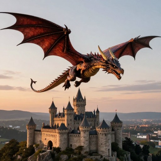 DRAGON CASTLE - Photorealistic
