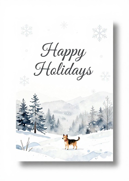 MODERN HOLIDAY - Watercolor