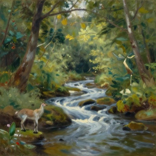 NATURE SERENITY - Oil Painting