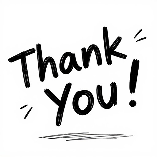 THANK YOU - Hand-Drawn