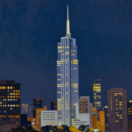 CITY SKYLINE - Artistic Paint