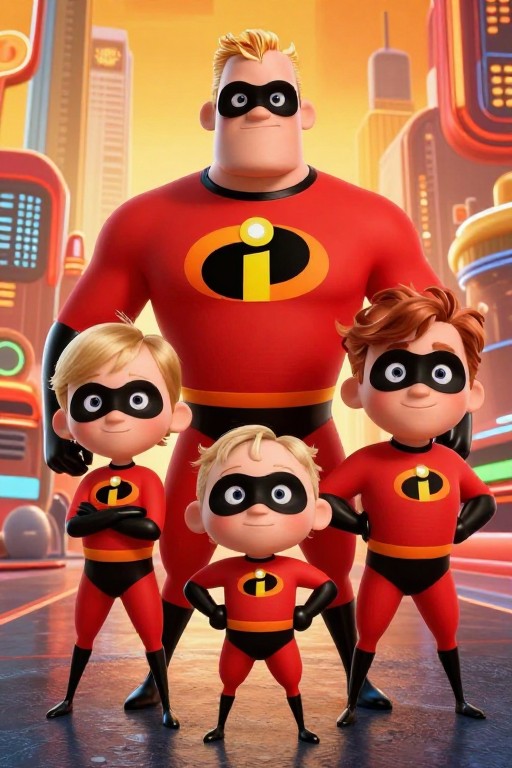 SUPERHERO FAMILY - Character Focus