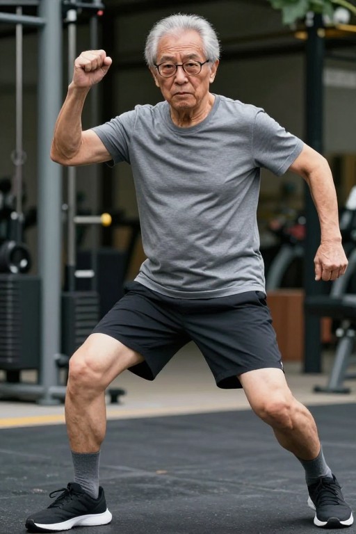 ELDERLY CHARACTER - Athletic