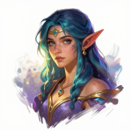 FANTASY ELF - Digital Art