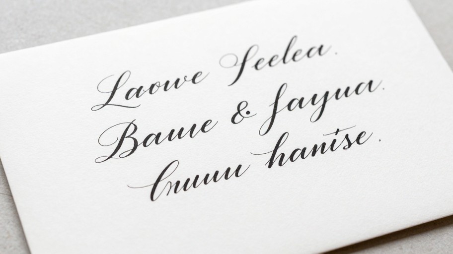 PERSONALIZED - Elegant Script