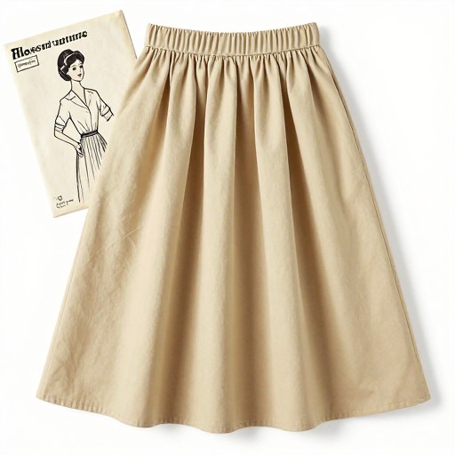A-LINE SKIRT - Vintage Pattern