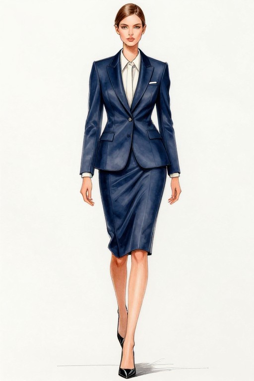 OFFICE CHIC - Fashion Sketch