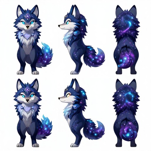 COSMIC WOLF - Reference Sheet