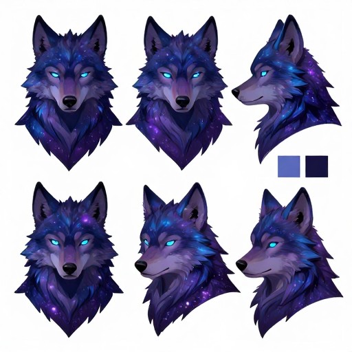 COSMIC WOLF - Reference Sheet