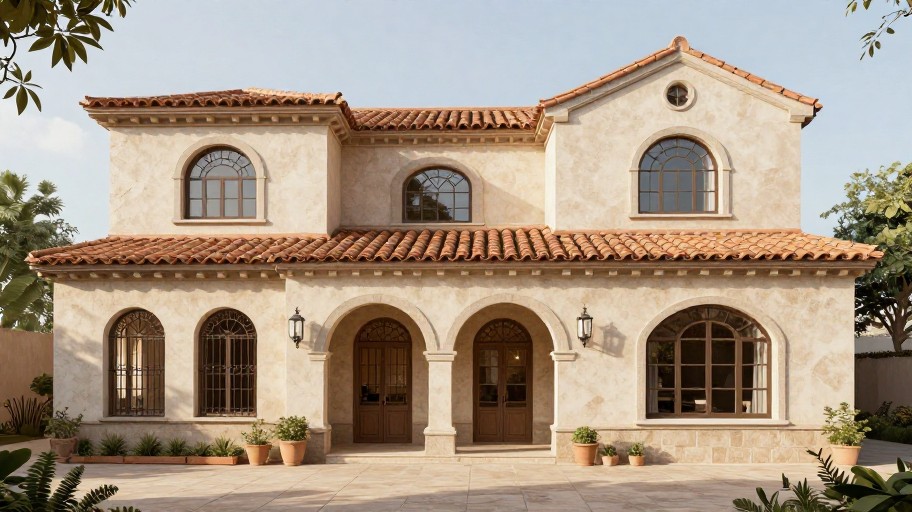 MEDITERRANEAN VILLA - Photorealistic