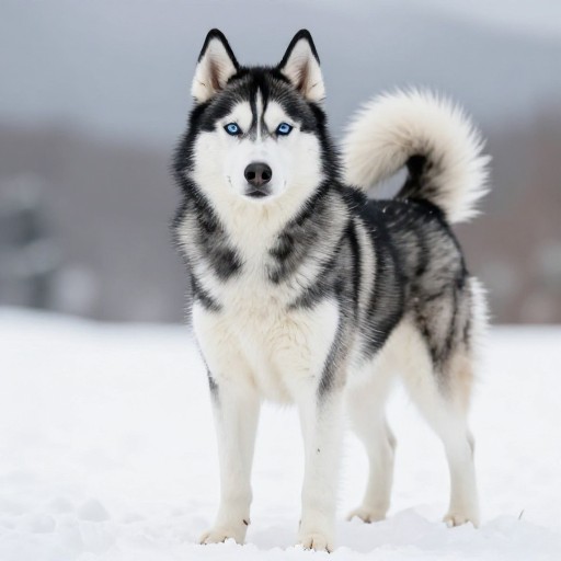 HUSKY PORTRAIT - Photorealistic