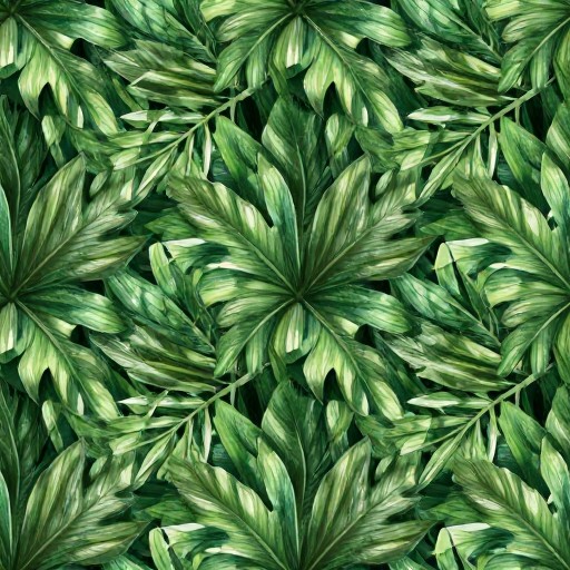 TROPICAL LEAVES - Seamless Tile