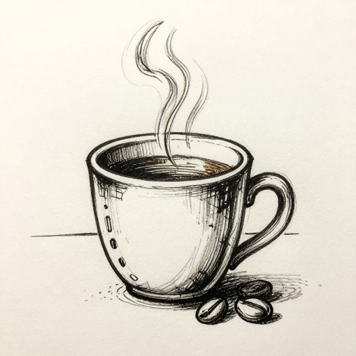 COFFEE VIBES - Hand-Drawn