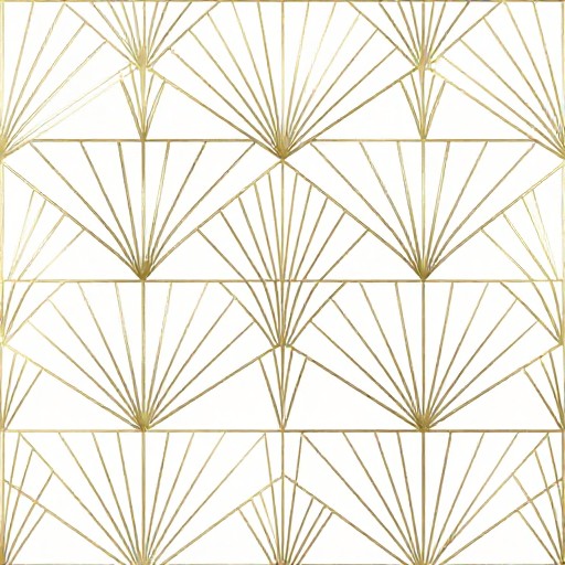 ART DECO FANS - Geometric Grid