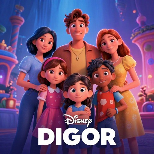 FAMILY PORTRAIT - Disney Poster