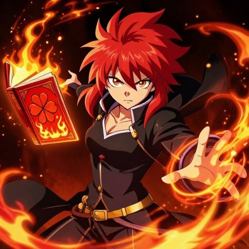 FIRE MAGE - Anime Style