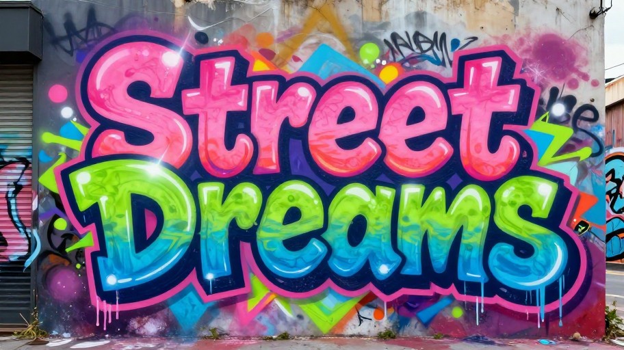 STREET DREAMS - Bubble Letters