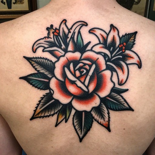 FLORAL BACK - Traditional