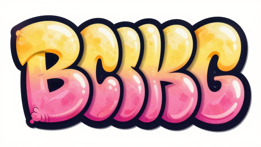 ARTISTIC WORD - Bubble Letters