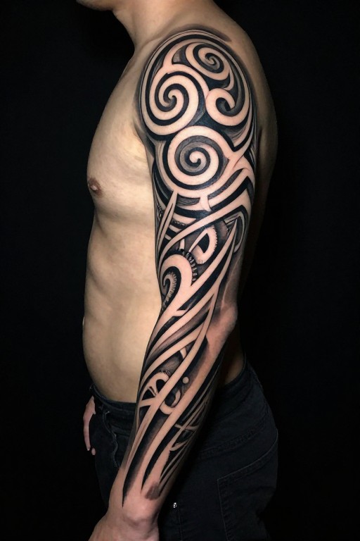 TRIBAL SLEEVE - Realistic