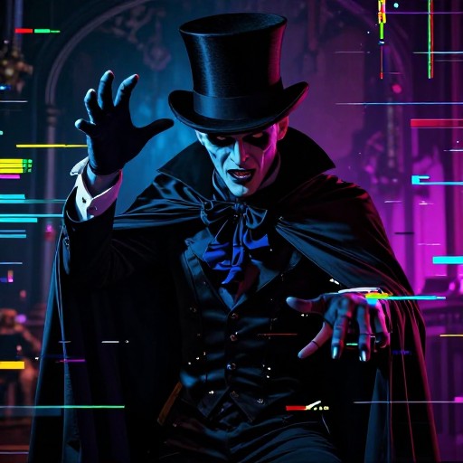 SHADOW RINGMASTER - Glitch Art