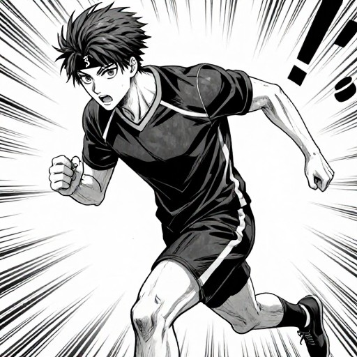 AGILE MIDFIELDER - Manga Panel
