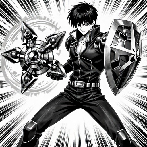 IRON SHIELD - Manga Panel