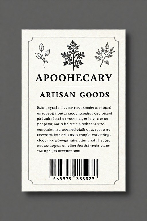 PRODUCT LABEL - Vintage Apothecary