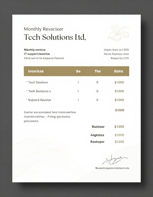 MONTHLY RETAINER - Elegant