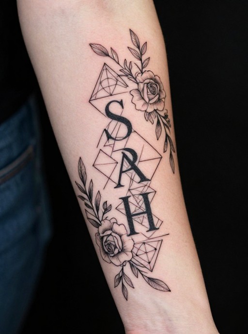 FLORAL ACCENT - Geometric Modern