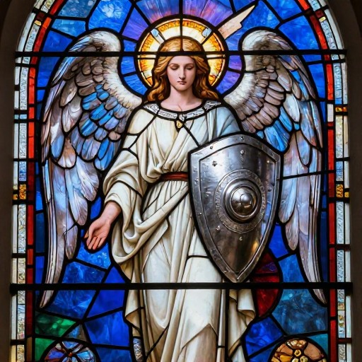 GUARDIAN PROTECTOR - Stained Glass