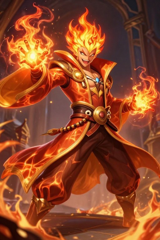 BLAZE CASTER - Skin Artwork