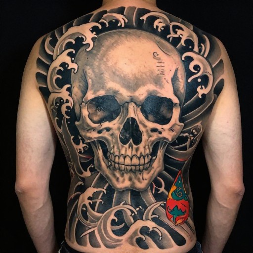 PORTRAIT SKULL - Japanese