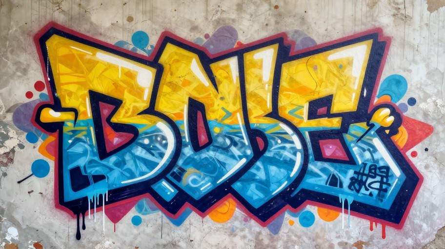 BOLD LETTERS - Paint Drip