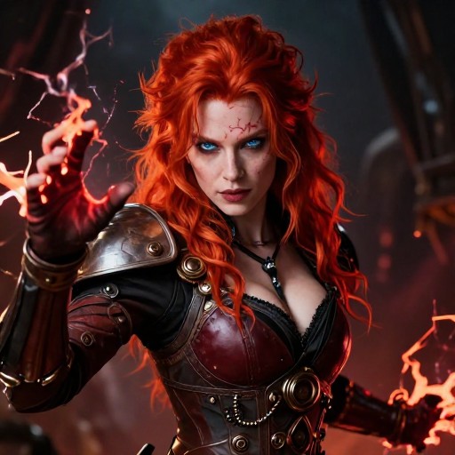 FIERY WARRIOR - Cinematic Shot