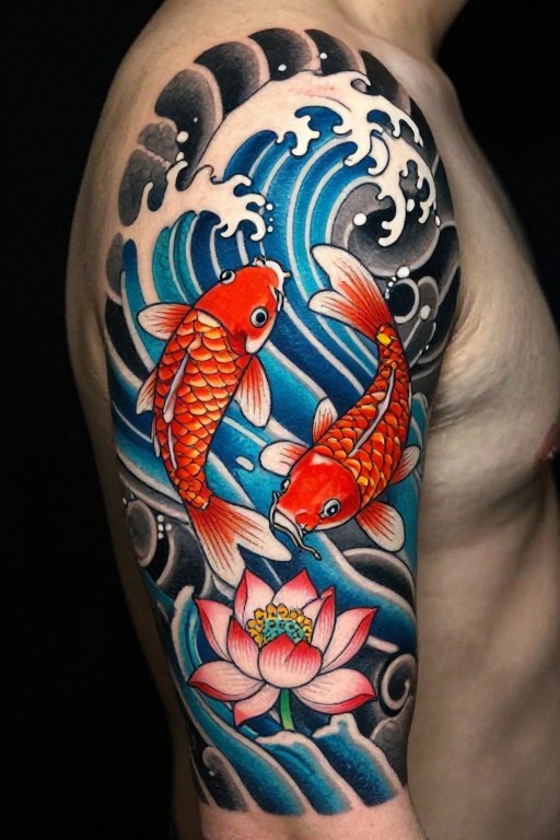 OCEAN WAVES - Neo-Traditional