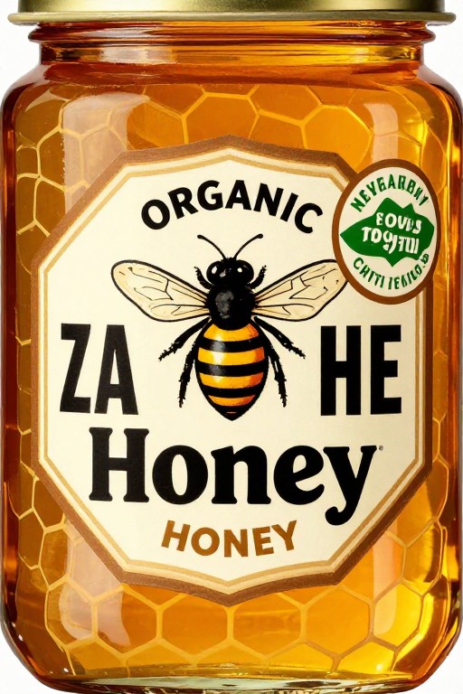 ORGANIC HONEY - Retro 1950s