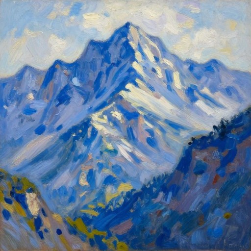 MOUNTAIN VISTA - Impressionist