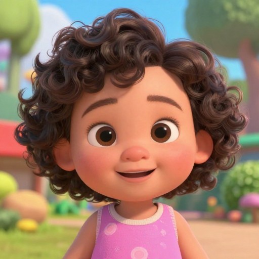 GIRL TODDLER - 3D Render