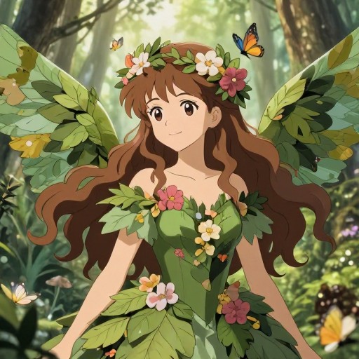 NATURE SPIRIT - Anime Portrait