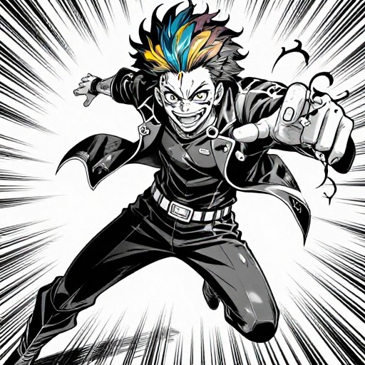 WILD CARD - Manga Panel