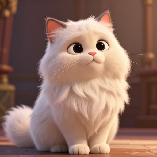 FLUFFY PERSIAN - 3D Pixar