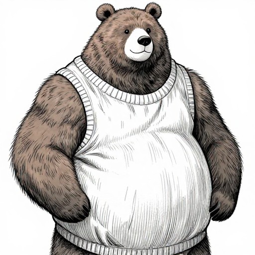 GENTLE BEAR - Manga Sketch