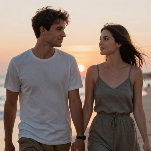 ROMANTIC BEACH - Romantic Realism