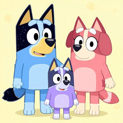 SMALL FAMILY - Classic Bluey