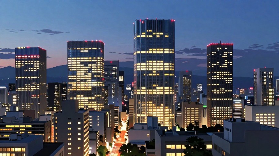 CITY SKYLINE - Anime