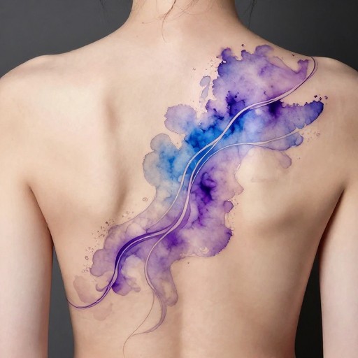 ABSTRACT BACK - Watercolor